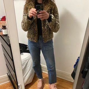 Leopard Faux Fur Vintage Jacket